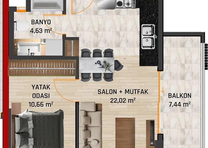 Modern 1br Near Alacati-loca Twin Lejlighed Çeşme